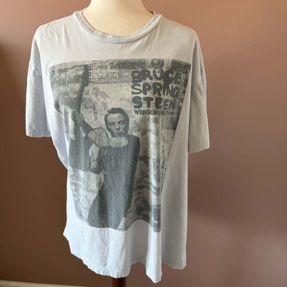 Bruce Springsteen Wrecking Ball 2012 Tour T-Shirt Royal Apparel Size XL